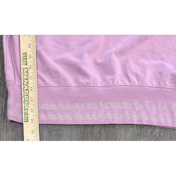 50th Anniversary Walt Disney World Shirt  Sweatshirt Womens L Crop Pink Bling - Picture 6 of 10